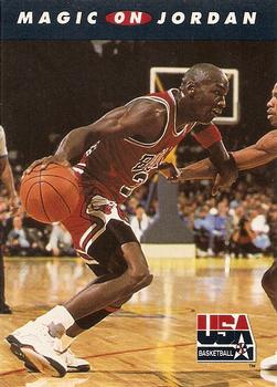 1992 SkyBox USA #105 Magic on Jordan
