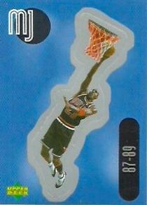 1998 Upper Deck Michael Jordan Stickers - Stick-Ums #SU4 Michael Jordan
