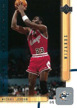2001-02 Upper Deck #450 Michael Jordan - VAR: Retail version, shooting