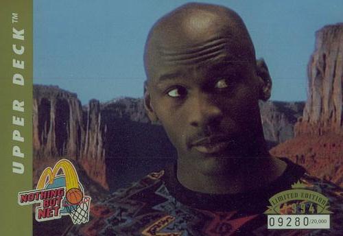 1994 Upper Deck Nothing But Net - Jumbo #5 Michael Jordan