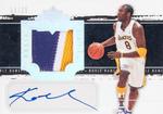 2003-04 Upper Deck Exquisite Collection - Noble Nameplates #NN-KB Kobe Bryant AU, MEM, SN25