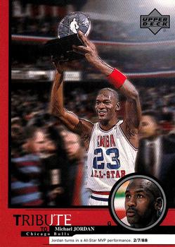 1999 Upper Deck Tribute to Michael Jordan #9 Michael Jordan (All-Star MVP performance 2/7/88)