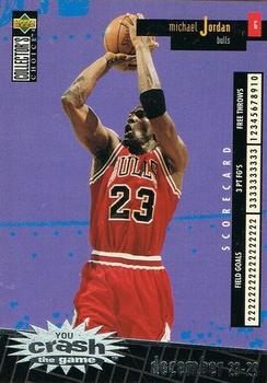 1996-97 Collector's Choice - You Crash the Game Scoring Silver 1 #C30 Michael Jordan - VAR: December 23-29 (W)