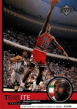 1999 Upper Deck Tribute to Michael Jordan #16 Michael Jordan (Number 12 jersey vs. Orlando 2/14/90)