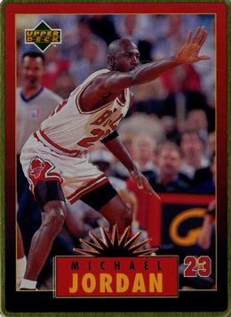 1996 Upper Deck Michael Jordan Metal (5 Cards) #4 Michael Jordan