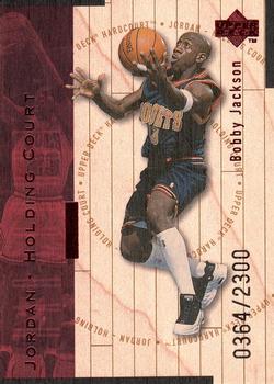 1998 Upper Deck Hardcourt - Jordan Holding Court Red #J7 Bobby Jackson / Michael Jordan