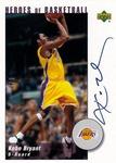 2002-03 UD Authentics - Kobe Bryant Heroes of Basketball Autographs #KB8-A Kobe Bryant AU, SN8