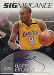 2003-04 SP Game Used - SIGnificance #KB Kobe Bryant AU, SN100