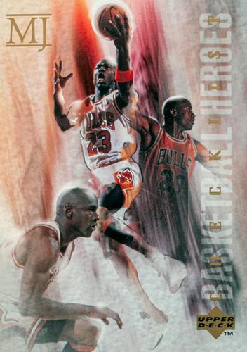 1994-95 Upper Deck - Basketball Heroes: Michael Jordan Jumbo #45 Michael Jordan