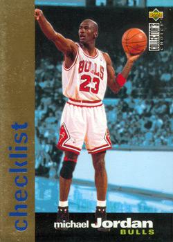 1995-96 Collector's Choice German II #200 Michael Jordan - Checklist: 111-200 and Inserts