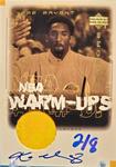 2000-01 Upper Deck Encore - NBA Warm-Ups Autographs #KB-A Kobe Bryant AU, MEM, SN8