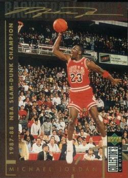 1994-95 Collector's Choice Italian #213 Michael Jordan - 1987-88 NBA Slam-Dunk Champion