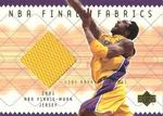 2001-02 Upper Deck - NBA Finals Fabrics #KB-F Kobe Bryant MEM MEM: Jersey (Lakers)