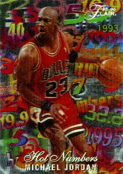 1995-96 Flair - Hot Numbers #4 Michael Jordan