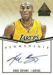 2014-15 Panini Paramount - Penmanship Autographs Gold #P-KB Kobe Bryant AU, SN10