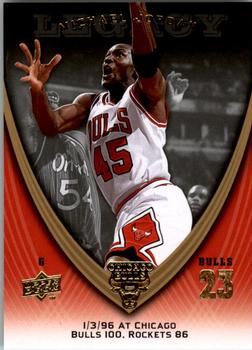 2008-09 Upper Deck Michael Jordan Legacy Collection #713 Michael Jordan - Game 713