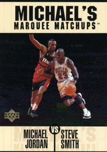 1997-98 Upper Deck Michael Jordan's Marquee Matchups #MM6 Michael Jordan / Steve Smith