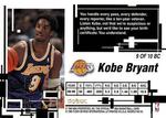 1999-00 Hoops - Build Your Own Card Redemptions #9 BC Kobe Bryant SN250, VAR VAR: Front 1 / Back 3