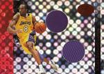 2006-07 Bowman Elevation - Power Brokers Relics Dual (49) Red #PBDR-KB Kobe Bryant MEM, SN49