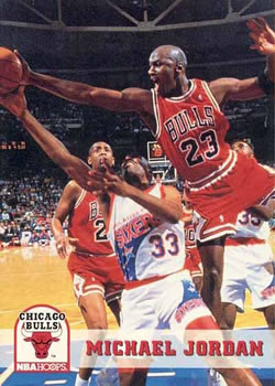 1993-94 Hoops #28 Michael Jordan