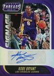 2018-19 Panini Threads - Signage Premium Gold #1 Kobe Bryant AU, SN5