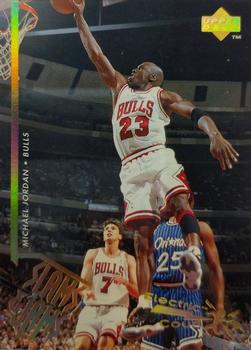 1995-96 Upper Deck - Electric Court Gold #352 Michael Jordan