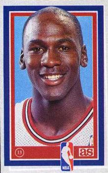 1989 Los Ases de la NBA Spanish Stickers #13 Michael Jordan