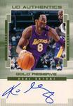 1999-00 Upper Deck Gold Reserve - UD Authentics #KB Kobe Bryant AU