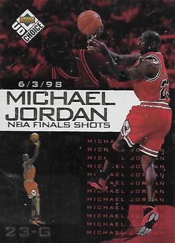 1998-99 UD Choice Preview - Michael Jordan NBA Finals Shots #1 Michael Jordan