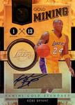 2010-11 Panini Gold Standard - Gold Mining Signatures #7 Kobe Bryant AU, SN24