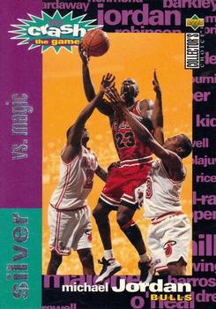 1995-96 Collector's Choice - You Crash the Game Silver: Scoring #C1 Michael Jordan - VAR: vs. Magic W