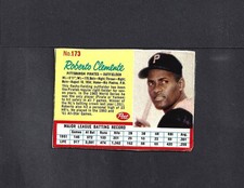 1962 Post - 7-Card Panels #162/173/186/197/7/28/97 Carl Sawatski / Roberto Clemente / Richie Ashburn / Clay Dalrymple / Yogi Berra / Charlie Maxwell / Joe Pignatano