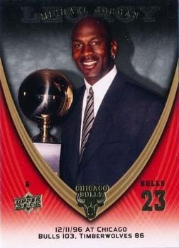 2008-09 Upper Deck Michael Jordan Legacy Collection #787 Michael Jordan - Game 787