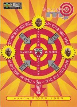 1997-98 Collector's Choice - MJ BULLSeye #B19 Michael Jordan - 2,250-2,500 or March 23-29 (W)