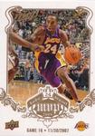 2008-09 Upper Deck MVP - Kobe Bryant MVP White #NNO Kobe Bryant Game 16