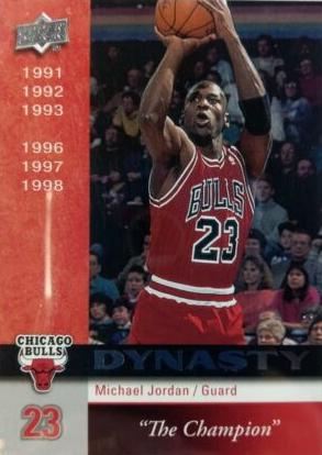 2008-09 Upper Deck - Dynasty Chicago Bulls #CHI-9 Michael Jordan