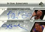 2003-04 SP Authentic - Signatures Dual #GB-A Kevin Garnett / Kobe Bryant AU, SP