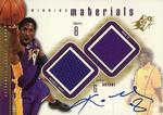 2000-01 SPx - Winning Materials #KBA1 Kobe Bryant AU, MEM MEM: Game Jersey / Warm-ups