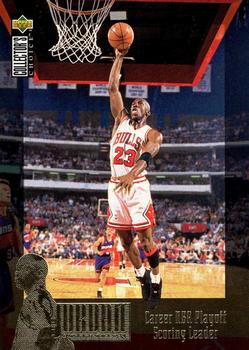 1995-96 Collector's Choice Spanish II - The Jordan Collection #JC3 Michael Jordan - Career NBA Playoff Scoring Leader