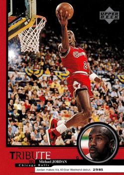 1999 Upper Deck Tribute to Michael Jordan #3 Michael Jordan (All-Star Weekend debut 2/9/85)