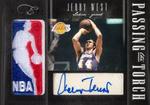 2010-11 Panini Elite Black Box - Passing the Torch Signatures #1 Jerry West / Kobe Bryant AU, SN10