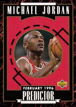 1995-96 Upper Deck - Predictors Exchange: Player of the Week #H3 Michael Jordan - February 1996
