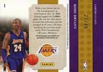 2009-10 Playoff National Treasures - NBA Gear Dual Prime #1 Kobe Bryant MEM, SN49