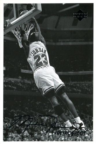 1998 Upper Deck Michael Jordan Retrospect Postcards #MJR5 Michael Jordan