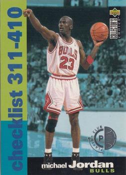1995-96 Collector's Choice - Player's Club #410 Michael Jordan - Checklist: 311-410