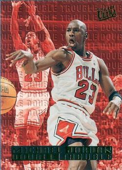 1995-96 Ultra - Double Trouble #3 Michael Jordan