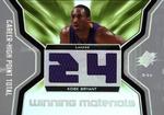 2007-08 SPx - Winning Materials Jersey Numbers #WMJ-KB Kobe Bryant MEM