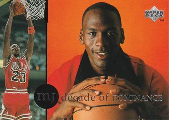 1994-95 Collector's Choice German - Michael Jordan Rare Air Decade of Dominance #J2 Michael Jordan