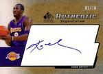 2004-05 SP Signature Edition - Authentic Signatures Gold #AS-KB Kobe Bryant AU, SN10
