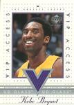 2002-03 UD Glass - VIP Access Jersey #KB-VIP Kobe Bryant MEM, SP